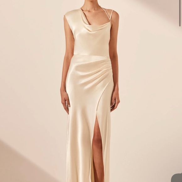 Shona Joy Dresses & Skirts - Shona Joy cream la lune maxi dress